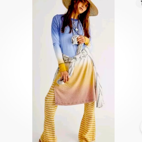 Free People Dresses & Skirts - FP WeThe Free In Your Dreams dip dye dress NWOT Size Large